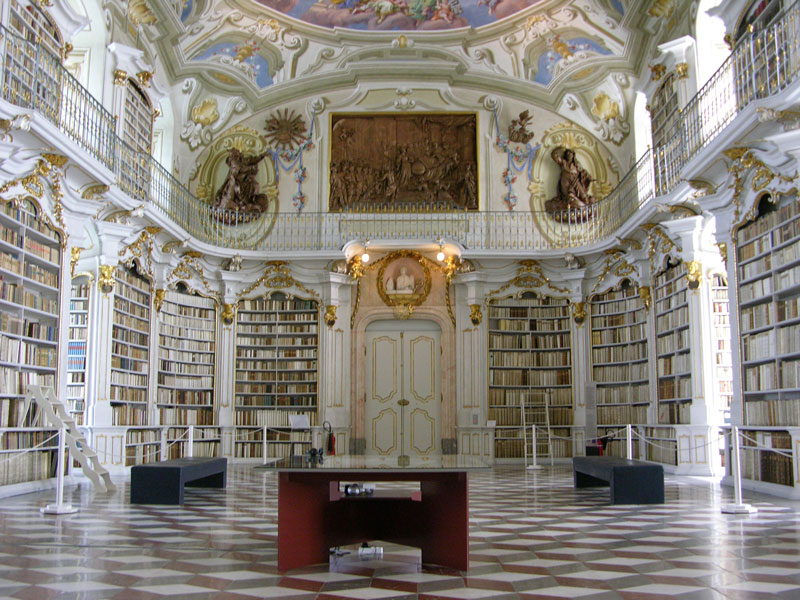 foto: bibliothek in admont