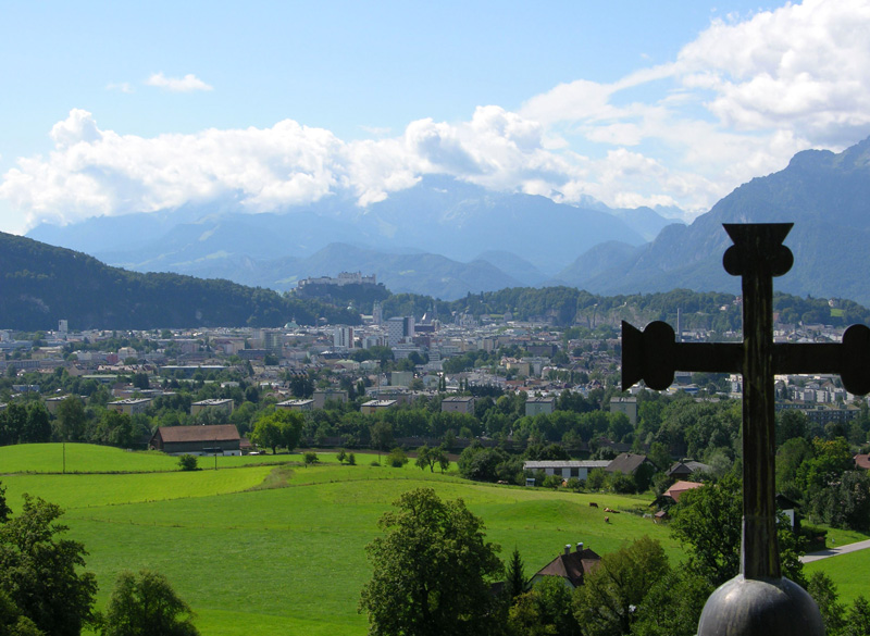Foto: Blick auf Salzburg